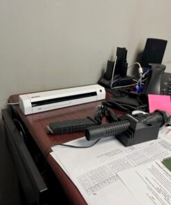 Doxie Go SE - The Intuitive Portable Document Scanner with Rechargeable Battery and Easy Software for Home, Office, or Work from Home Battery Sheetfed 48 41T9TTfEW4L