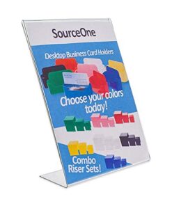 Alternative view of Source One LLC 6 Pack 8 x 10 Clear Sign Holders/Brochure Holders Ad Frames