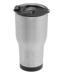 RTIC 30 oz Insulated Tumbler Stainless Steel Coffee Travel Mug with Lid, Spill Proof, Hot Beverage and Cold, Portable Thermal Cup for Car, Camping 30 Ounce (Pack of 1) 36 41THCOHjFL