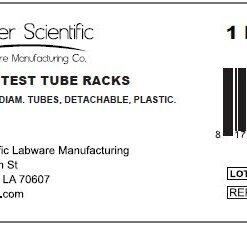 Alternative view of Karter Scientific 208V2 Plastic Test Tube Rack for 12/13mm Tubes, Holds 50, Detachable (Single) Single