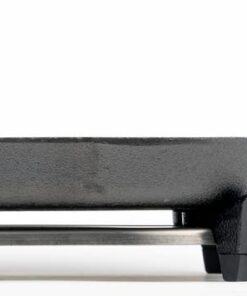 ooni Cast Iron Grizzler Plate - Griddle Cast Iron Pan - Cast Iron Cookware with Removable Handle - Cast Iron Griddle - Pre-Seasoned Oven Safe 12 41TNYwyNXEL