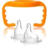 Thinkbaby Baby Bottle to Sippy Conversion Kit, Orange