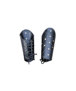 NauticalMart Medieval Knight Leather Arm Guard Set Black 3 41TbjTt9xL
