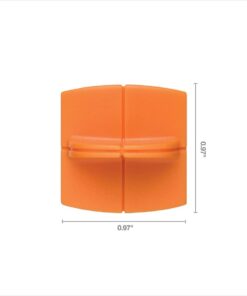 Fiskars TripleTrack Titanium Trimmer Replacement Blades - 2-Pack - High Profile Style I Blades - Arts and Crafts - Orange Triple Track Blades 21 41TdiToIdKL