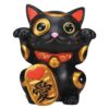 Black Maneki Neko Money Lucky Cat Chinese Japanese Statue 43 41TlaFSNneL