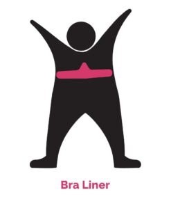 More of Me to Love Ultra Soft Cotton Bra Liner (Pack of 3) Size L, Black - 2" Thin Band 16 41Tpnu13DmL