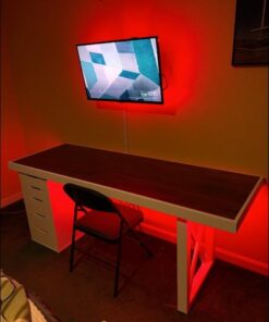 HAMLITE TV LED Backlight, 8.2Ft Led Light for TV 32-60 Inch Monitor Backlight, HDTV Wall Mount Stand Work Space Gaming Room Decor, LED Bias Ambient Mood Lighting Kit for 32-60inch 75 41Tw5ViO5ML