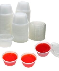 Alternative view of Polar Ice Plastic Jello Shot Cups with Lids, 2-Ounce, Package of 375 Cups and Lids