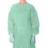 Disposable Green Isolation Gown Size: Universal Qty: 50 per Case 40 41U zDw5yXL