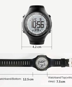 EZON Digital Sport Watch Ultra-Thin Outdoor Running Black Red Blue Watch L008 13 41U2bKlxPWL