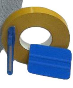 US Energy Supershield 2 Car Garage Door Kit 16W x 8H (Fits 14ft-16ft) R8 Non Fiberglass Reflective Foil Foam Core DIY Insulation Weatherization (Foil Tape, Knife, Squeegee) Water Proof / Made in USA 13 41UACTG1gtL