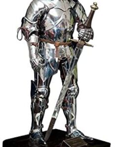 Medieval Gothic Wearable Suit of Armor Full Body Wearable Armor Costume Silver 17 41UJCts8CnL
