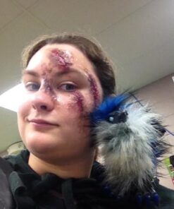 Mehron Makeup 3-D Gel | Gelatin Special Effects Makeup | Halloween FX Makeup & Scarring Gel | Fake Skin for Stage, Screen, Theater, Cosplay, and Halloween (2 oz) (Fleshtone) 2 Ounce (Pack of 1) Fleshtone 42 41UobxTlQUL 2