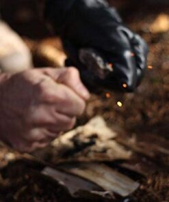 KonvoySG Flint and a Steel Striker Made from Carbon Steel Traditional Hand Forged Fire Starter Comes with English Flint Stone and Emergency Tinder Jute Carry Bag 15 41Up6myxYkL
