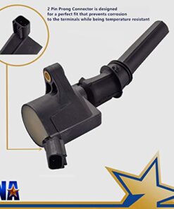 ENA Set of 8 Curved Boot Ignition Coil Pack Compatible with Ford Lincoln Mercury 4.6L 5.4L V8 Replacement for DG508 C1454 C1417 FD503 1L2U12029AA I2LU-12A388-AA C1417 DG473 DG481 DG491 33 41V6LkLHlZL