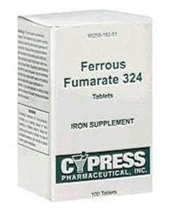Ferrous Fumarate 324 Tablets, Boxed, 100ct 100 Count (Pack of 1) 3 41VDTd6fhaL