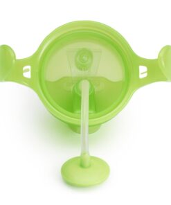Munchkin® Any Angle™ Weighted Straw Trainer Cup with Click Lock™ Lid, 7 Ounce, Green 1 Count (Pack of 1) 25 41VG8MKqERL