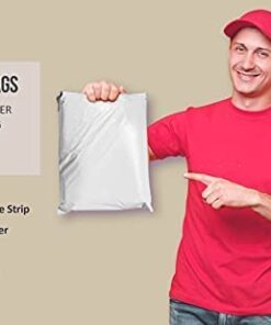 iMBAPrice 200 9x12 White Poly MAILERS ENVELOPES Bags 9 x 12 200 Bags 9" X 12" 16 41VRcaTteL