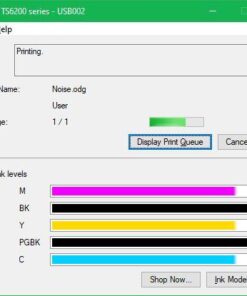 Canon PIXMA TS6220 Wireless All In One Photo Printer with Copier, Scanner and Mobile Printing, Black, Works with Alexa 50 41VVimWLPBL