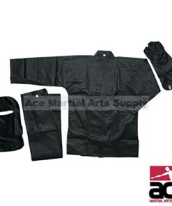 Ace Martial Arts Supply Black Ninja Uniform 4 3 41VnO7qDf6L
