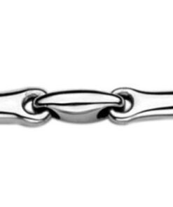 Korsteel Stainless Steel Oval Link Loose Ring Snaffle Bit 6"