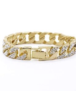 Charles Raymond Bling-ed Out Silver Round Luxury Mens Watch w/Bling-ed Out Bracelet - L0504B gold 21 41WPOyyUXIL