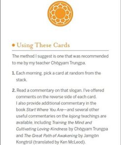 Alternative view of Pema Chödrön's Compassion Cards: Teachings for Awakening the Heart in Everyday Life