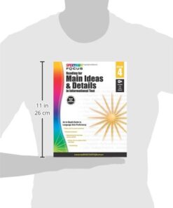 Spectrum - Reading for Main Ideas and Details in Informational Text, Grade 4 (Spectrum Focus) 9 41WvqNazQnL