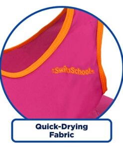 SwimSchool TOT Swim Trainer Vests for Toddlers Ages 2-4 – Boys/Girls – Multiple Colors/Styles – Learn to Swim Pool Floaties TOT Swim Trainer, Red/Berry 18 41XOjTwkr0L