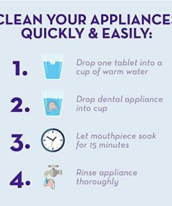 Retainer Brite Tablets for Cleaner Retainers and Dental Appliances - 96 Count 96 Count (Pack of 1) 20 41XQBzbCuzL