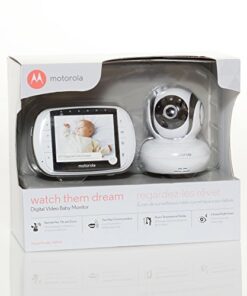Motorola MBP36S Remote Wireless Video Baby Monitor with 3.5-Inch Color LCD Screen, Remote Camera Pan, Tilt, and Zoom 1-Camera 33 41XRjUrQbJL