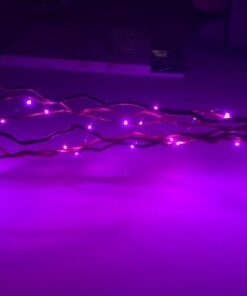 RTGS Products 30 LEDs Lights Indoor and Outdoor 9.5 Feet String Lights, Fairy Lights Battery Powered for Patio, Bedroom, Holiday Decor, etc (Pink) Pink 37 41XSSJuFaoL