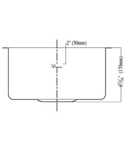 Dawn BS121307 Undermount Single Bowl Bar Sink, Polished Satin 10 41Xge0Az0L
