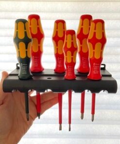 Wera - 5347777001 Kraftform Plus 160i/168i/6 Insulated Professional Screwdriver Set, 6-Piece Multi 79 41XlaWohj2L