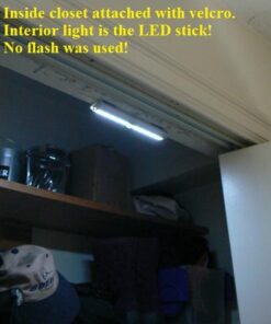 Kuled 10-led Wireless Motion Sensing Stick-on Anywhere Step LED Light Bar with Magnetic Strip, Pure White, 3-Pack 36 41XsmCp2lqL