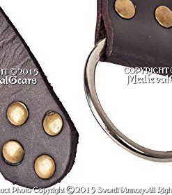 Medieval Gears Leather Ring Belt Strap Handmade Accessories Renaissance Dressing SCA LARP Costume Cosplay Brown Leather 05 6 41Xyu6WJnqL