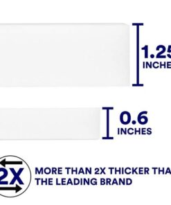 STK 20 Pack Extra Thick Magic Cleaning Pads - Eraser Sponge for All Surfaces - Kitchen-Bathroom-Furniture-Leather-Car-Steel - Just Add Water to Erase All Dirt - Melamine - Universal Cleaner 20 Count 26 41Xyv9KdieL