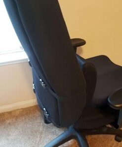 Everlasting Comfort The Original Lumbar Support Pillow - Improves Posture, Promotes Back Pain Relief - Superior Office Chair Back Support for Gaming and Desk Chairs - Lumbar Pillow for Car, Couch Black 31 41YAZUgpktL