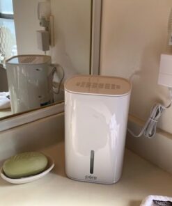 Pure Enrichment® PureDry™ Mini Dehumidifier - 27oz Compact Water Tank Eliminates 300ml/day of Excess Moisture from Closets, Bathrooms, Boats, Kitchens, and Other Small Rooms and Living Spaces 33 41YJIZ7zaaL