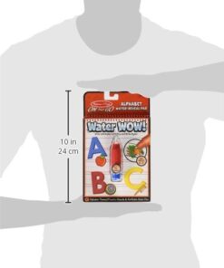 Melissa & Doug On the Go Water Wow! Water-Reveal Activity Pads, 3-pk, Animals, Alphabet, Numbers - 3-Pack Of Reusable No-Mess Travel Activities For Kids Bundle: Animals, Alphabet, Numbers Standard Packaging 39 41YM8zUFVBL