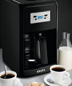 KRUPS Coffee Maker, Coffee Machine, LED Control Panel, 12 Cups, Black 18 41YMb4Z3TkL