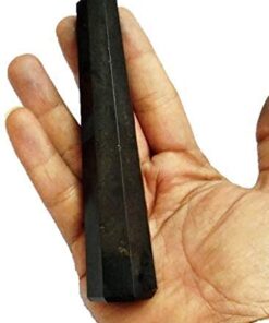 Jet Black Tourmaline Healing Tower Crystal Obelisk Meditation Protection Evil Energy Positivity Agate Approx 3 inch Long Black 27 41YWGGK17ML