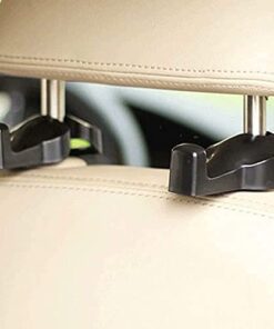 IPELY Universal Car Vehicle Back Seat Headrest Hanger Holder Hook for Bag Purse Cloth Grocery (Black -Set of 2) Black 29 41Ypzs0XXcS