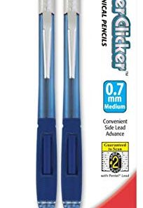 Pentel® Quicker Clicker™ Automatic Pencils, 0.7 mm, Blue Barrel, Pack Of 2 Pencils 3 41YzZKwbm2L