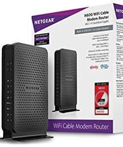NETGEAR N600 (8x4) WiFi DOCSIS 3.0 Cable Modem Router (C3700) Certified for Xfinity from Comcast, Spectrum, Cox, Spectrum & more 33 41ZCBNlQHyL