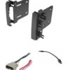 ASC Audio Car Stereo Radio Install Dash Kit, Wire Harness, and Antenna Adapter to Add a Double Din Radio for Some Chrysler Dodge - Compatible Vehicles Listed Below 36 41ZDJ8ng6rL