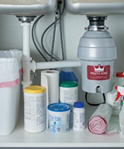Waste King 1 HP Garbage Disposal with Power Cord, Food Waste Disposer for Kitchen Sink, L-8000 25 41ZH6ZMkaxL