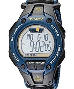 Timex Men's T5K413 Ironman Classic 30 Oversized Black/Blue 28 41ZJ7HnwUYL