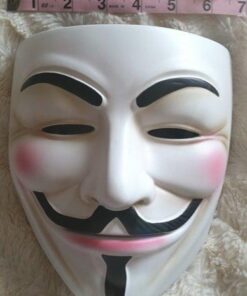 NEVLANTII V for Vendetta Guy Fawkes Mask Quality Anonymous Mask Halloween Costume Hackers Mask Cosplay Party Mask One Size 49 41ZNmNAId3L