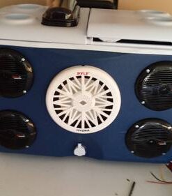 Pyle PLMRW8 8-Inch Outdoor Marine Audio Subwoofer - 400 Watt Single White Waterproof Bass Loud Speaker For Marine Stereo Sound System, Under Helm or Box Case Mount in Small Boat, Water Vehicle 8-Inch/400 Watts 5 41ZNtGFPYqL